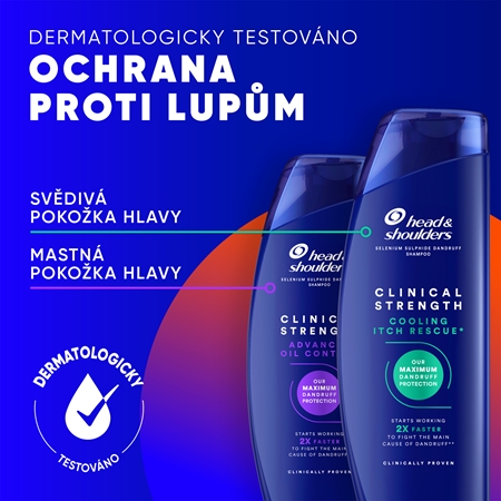 Head & Shoulders Cooling Itch Rescue šampon proti lupům a svědění
