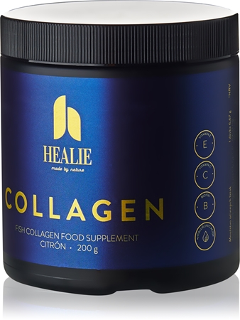 HEALIE Collagen Type I, II, III prášok na prípravu nápoja krásne vlasy, nechty a pokožka