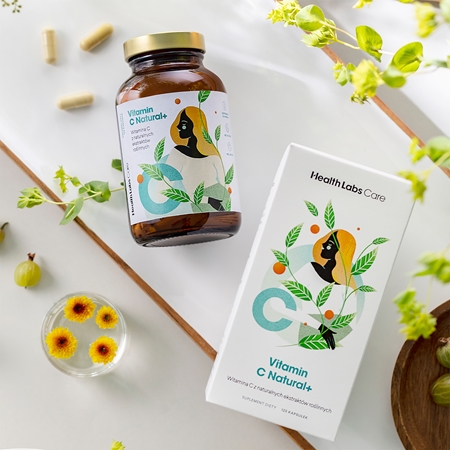 Health Labs Care Vitamin C Natural+ kapsułki na wzmocnienie odporności