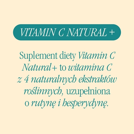 Health Labs Care Vitamin C Natural+ kapsułki na wzmocnienie odporności