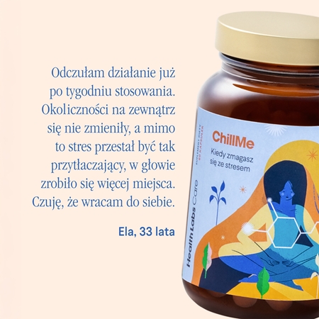 Health Labs Care ChillMe kapsułki dla złagodzenia stresu i komfortu psychicznego
