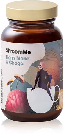 Health Labs Care ShroomMe Lion’s Mane & Chaga proszek dla poprawy koncentracji i pamięci