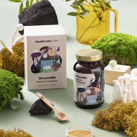 Health Labs Care ShroomMe Reishi & Cordyceps proszek na wsparcie układu odpornościowego