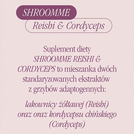 Health Labs Care ShroomMe Reishi & Cordyceps proszek na wsparcie układu odpornościowego