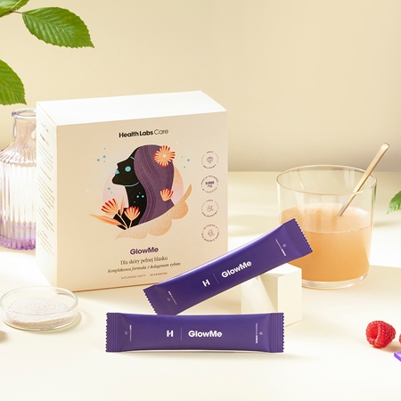 Health Labs Care GlowMe napój kolagenowy instant nadający skórze promienny wygląd