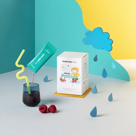 Health Labs Care MyKids Protect proszek do sporządzania roztworu doustnego na wsparcie układu odpornościowego