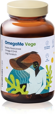 Health Labs Care OmegaMe Vege kapsułki do prawidłowego funkcjonowania serca i mózgu