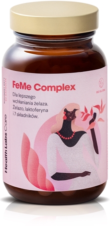 Health Labs Care FeMe Complex kapsułki na wsparcie prawidłowego tworzenia czerwonych krwinek i hemoglobiny