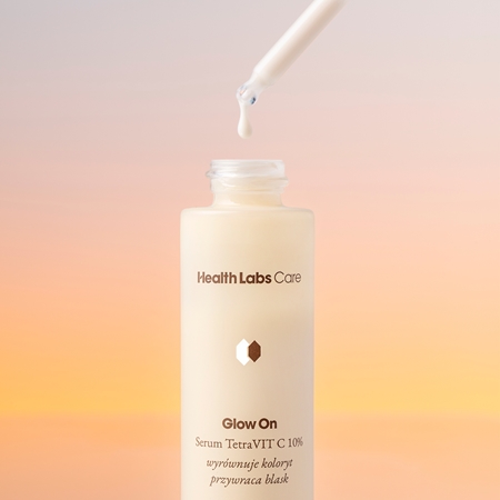 Health Labs Care Glow On TetraVit C 10% Serum Facial Serum with vitamin C