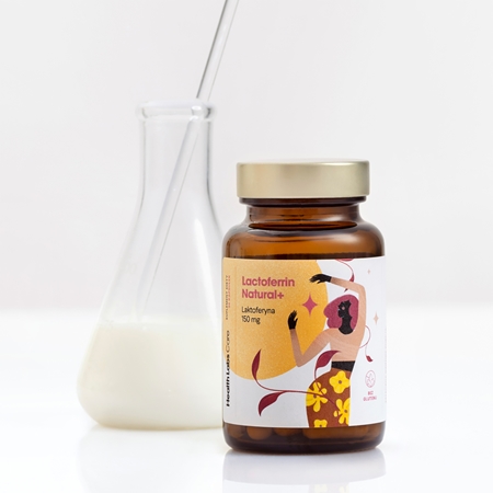 Health Labs Care Lactoferrin Natural+ kapsułki na wsparcie trawienia