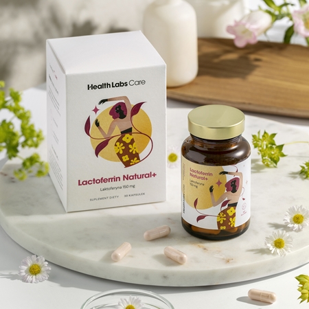 Health Labs Care Lactoferrin Natural+ kapsułki na wsparcie trawienia