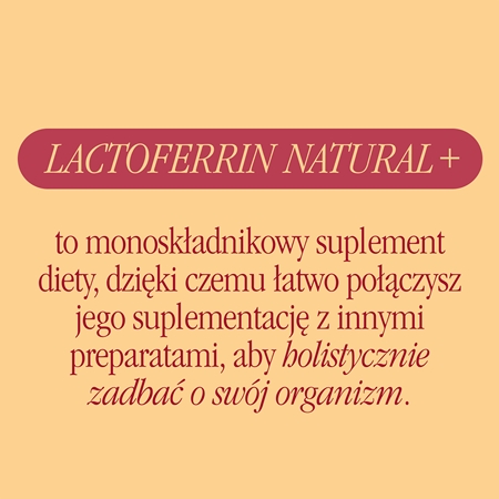 Health Labs Care Lactoferrin Natural+ kapsułki na wsparcie trawienia