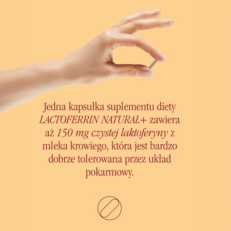 Health Labs Care Lactoferrin Natural+ kapsułki na wsparcie trawienia