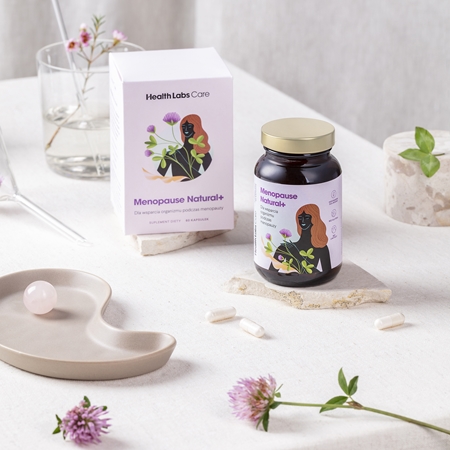 Health Labs Care Menopause Natural+ kapsułki do zapewnienia komfortu podczas menopauzy
