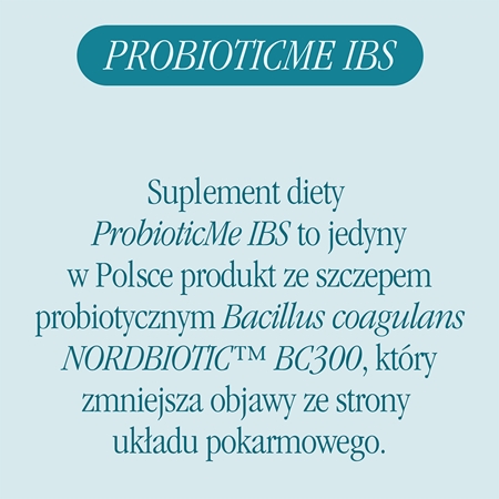 Health Labs Care ProbioticMe IBS probiotyki podczas antybiotykoterapii