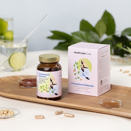 Health Labs Care Cholesterol Natural+ kapsułki do utrzymania prawidłowego poziomu cholesterolu