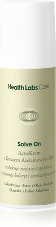 Health Labs Care Solve On Face Cream against imperfections in acne-prone skin