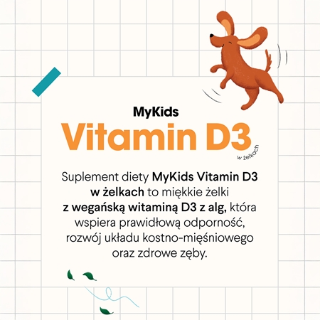 Health Labs Care MyKids Vitamin D3 miękkie kapsułki do żucia z witaminą D