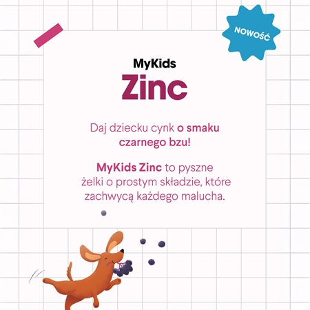 Health Labs Care MyKids Zinc miękkie kapsułki do żucia z cynkiem