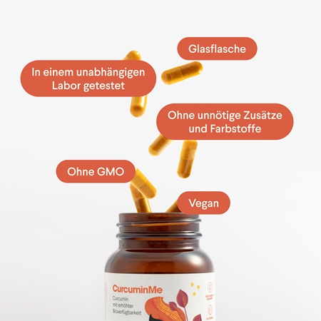 Health Labs Care CurcuminMe Kapseln zur Unterstützung des Immunsystems und der Verdauung