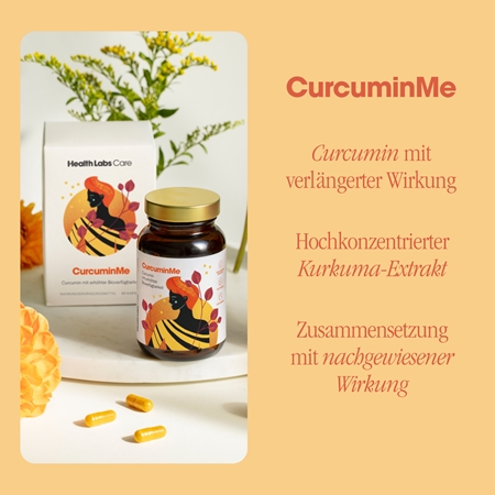 Health Labs Care CurcuminMe Kapseln zur Unterstützung des Immunsystems und der Verdauung