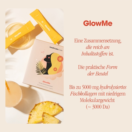 Health Labs Care GlowMe Säckchen für ein strahlendes Aussehen der Haut