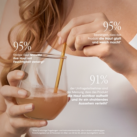Health Labs Care GlowMe Kollagen mit Natriumhyaluronat, OPC und Vitamin A