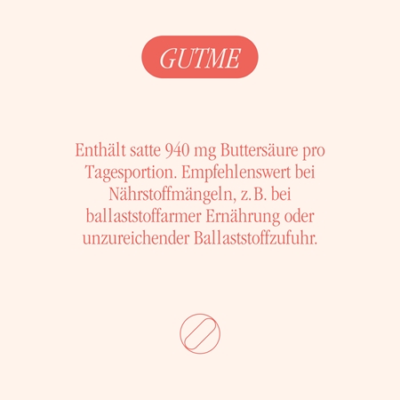Health Labs Care GutMe Natriumbutyrat Kapseln mit hohem Gehalt an Buttersäure, magensäureresistent