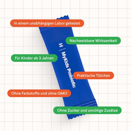 Health Labs Care MyKids Probiotic Sackerl mit Probiotika