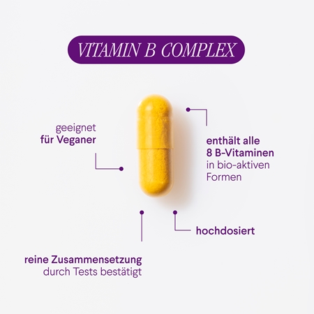 Health Labs Care Vitamin B Complex Kapseln mit Vitamin B-Komplex