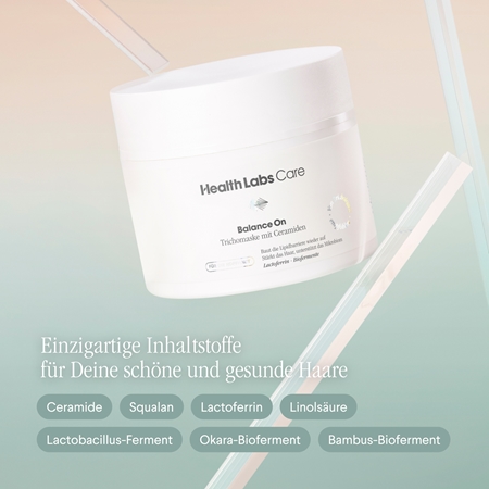 Health Labs Care Balance On nährende und feuchtigkeitsspendende Maske für die Haare mit Ceramiden