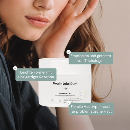 Health Labs Care Balance On nährende und feuchtigkeitsspendende Maske für die Kopfhaut mit Ceramiden