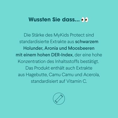 Health Labs Care MyKids Protect Immunsystem-Unterstützung für Kinder – mit schwarzem Holunder, Zink & Lactoferrin