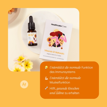 Health Labs Care Vitamin D Natural+ Tropfen mit Vitamin D