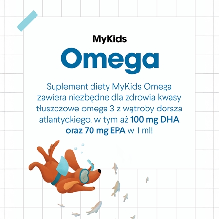 Health Labs Care MyKids Omega krople do prawidłowego funkcjonowania serca i mózgu