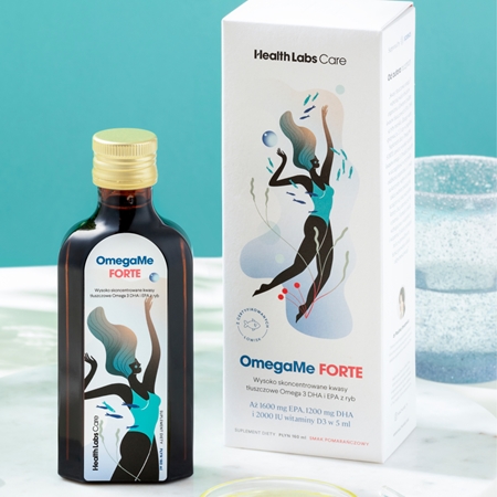 Health Labs Care OmegaMe Forte olej rybny do prawidłowego funkcjonowania serca i mózgu