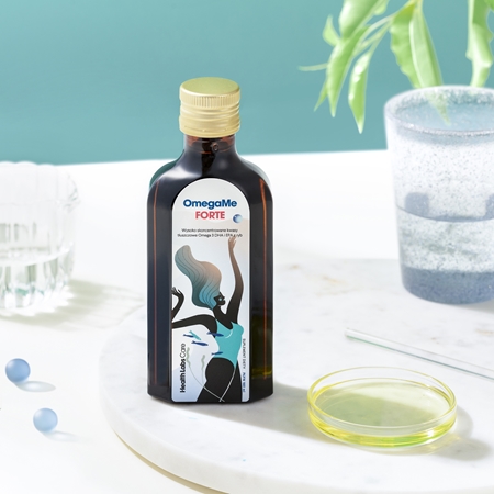 Health Labs Care OmegaMe Forte olej rybny do prawidłowego funkcjonowania serca i mózgu