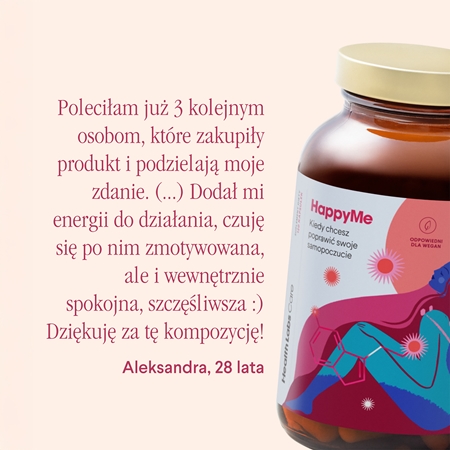 Health Labs Care HappyMe kapsułki dla poprawy nastroju