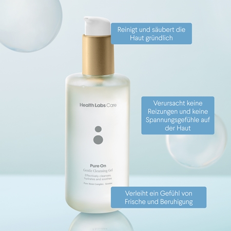 Health Labs Care Pure On Gentle Cleansing Gel sanftes Reinigungsgel für das Gesicht