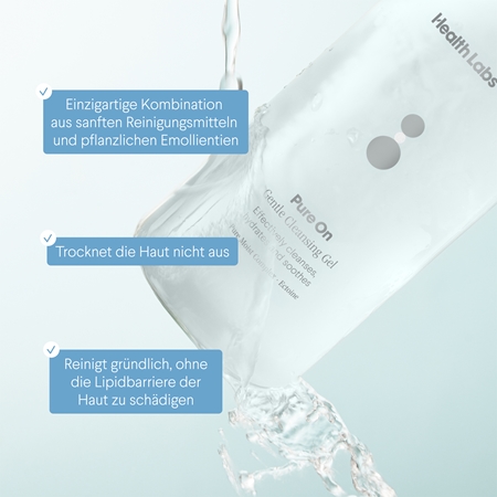 Health Labs Care Pure On Gentle Cleansing Gel sanftes Reinigungsgel für das Gesicht