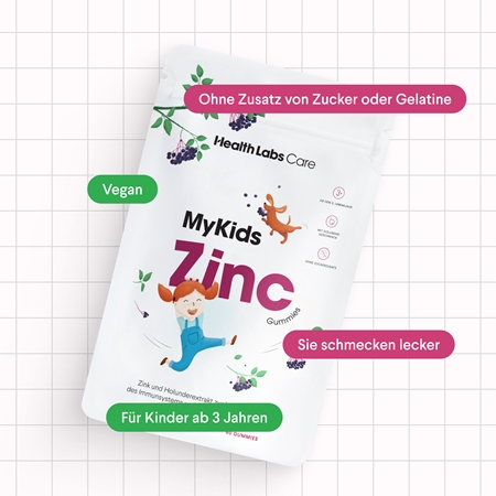 Health Labs Care MyKids Zinc Weichkapseln zum Kauen mit Zink