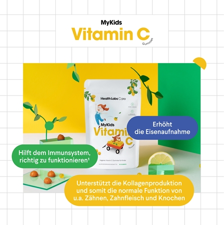 Health Labs Care MyKids Vitamin C Kauwürfel mit Vitamin C