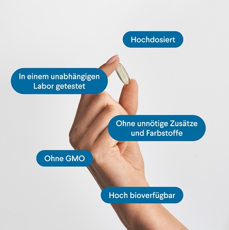 Health Labs Care OmegaMe Empfohlene Tagesdosis an Omega-3-Fettsäuren