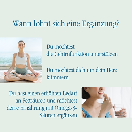 Health Labs Care OmegaMe Empfohlene Tagesdosis an Omega-3-Fettsäuren