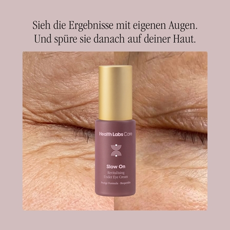 Health Labs Care Slow On revitalisierende Creme für Augen und Augenlider