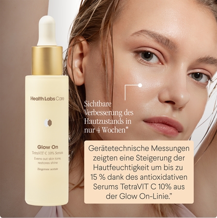 Health Labs Care Glow On TetraVit C 10% Serum Gesichtsserum mit Vitamin C