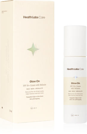 Health Labs Care Glow On SPF 50+ with Melanin Tagescreme SPF 50+