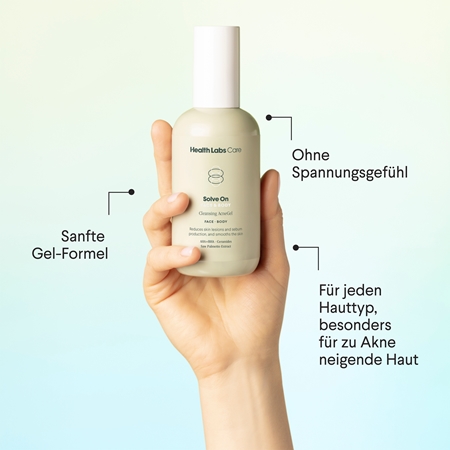 Health Labs Care Solve On Reinigungsgel Für Gesicht und Körper