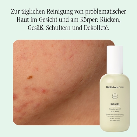 Health Labs Care Solve On Reinigungsgel Für Gesicht und Körper