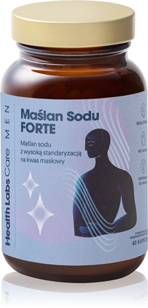Health Labs Care Maślan Sodu Forte Men kapsułki do normalizacji fizjologicznych funkcji ścian jelit